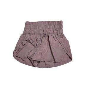 Free People Movement The Way Home High Rise Shorts Built in Brief Mauve Size M